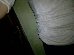 LITTLE LATIN  SUCKS ME AND IS SCARED BECAUSE MY DICK REACHES HER THROAT