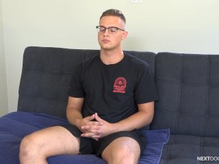 NextDoorCasting - Bi-Curious Jock Reveals Huge Dick At Porn Audition