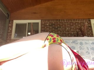 Accident on the porch