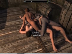 Lesbian Orgy In The Castle Palace! | Skyrim sex mods, Porno Game 3d