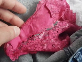 Dirty panties found in her bed