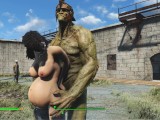 巨大なオークは大まかに犯されたブルネット| PCゲーム、Fallout Porno