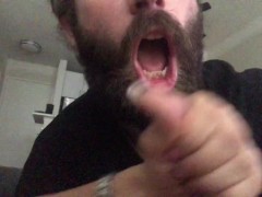 Enjoying that huge morning load Shot in my mouth! 