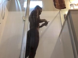 First Shower Vid - Getting Ready for Work PT 1