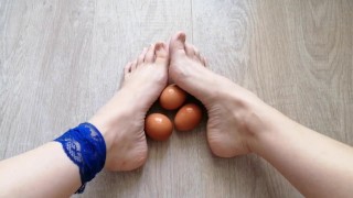 Good morning! Breakfast from Omega: boiled eggs) Foot fetish.
