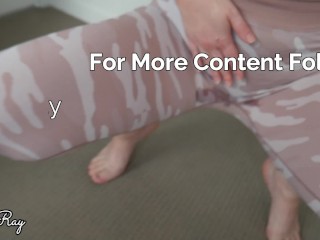Cumming In My_Panties And Camo_Leggings Before Pulling Them Up