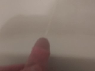 Peeing in sink 