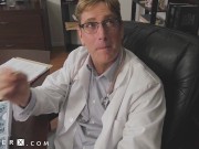 Preview 1 of GenderX - Doctor's Face & Ass Fucked By Trans Nurse