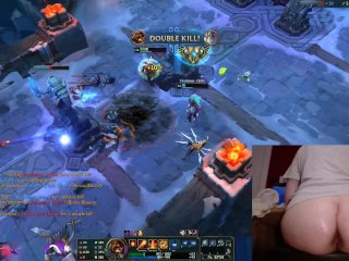 Fucking My Ass with a Banana ToyWhen I'm_Dead League_of Legends #18 Luna