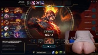 Трахаю меня в задницу банановой игрушкой, когда я умру League of Legends #18 Luna