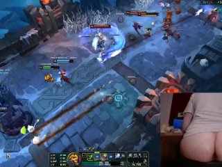 Playing League of Legends withClit Sucking Toy LeagueOf Legends #19 Luna
