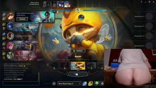 League Of Legends #19 Luna Is Playing League Of Legends With A Clit Sucking Toy