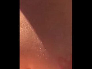 female orgasm, double penetration, perfect ass, vertical video