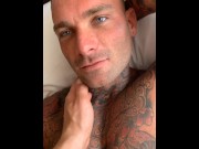 Preview 1 of Tatted Billy Essex Muscle-Worshipped by Griffin