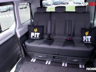 Fucked In Traffic - Lindsey Olsen Blonde Russian PAWG Banged Hard By Driver In The Backseat