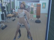 Preview 6 of DDSims - Wife Fucked at Gym while Husband Watches - Sims 4