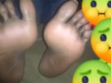 Thick_Mocha90- Very Stinky Sour Smell Feet Tease (made living room stink)