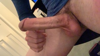 8 INCH DICK SOLO MALE MASTURBATION MUSCLE STUDY QUICK AND INTENSE MORNING JERK OFF IN BED