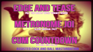 Metronome SLOW MEDIUM FAST Cock And Balls JOI