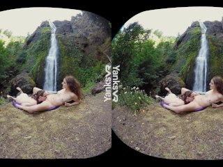 outdoors, shaved pussy, solo masturbation, 3d vr vids