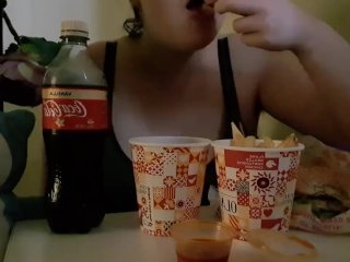 burger mukbang