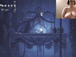 hollow knight, eating, gamer, solo female