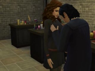 hermione, snape, rough sex, harry potter