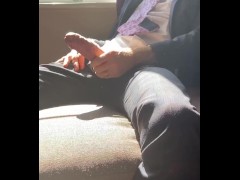 Business meeting - hotel stop over. Walking in new suit. Shirt and tie cum