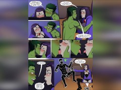 [2D Комикс] Юные Титаны - Эмпатический Тупик - Screenshot 16 of 16 - Ass Fuck
