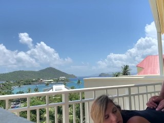Walmart Tinder Girl Baise Sur Le Balcon Dans Les îles Vierges