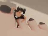Between Giantess Val's Toes (Giantess Toe Crush POV) (Old Patreon Exclusive)