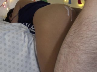 What a Night! Making Myself Cum with_Toys Then Having My PussyLicked and Creampied
