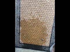 Quick floor mat piss - trans male