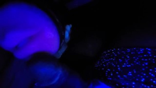 Nasty Talk With Sexy Moaning Cumshots Black Light