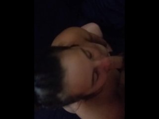 sloppy head, amateur blowjob, sloppy deepthroat, bbw