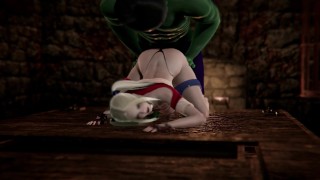 Harley Quinn Is Roughed Up By Hulk