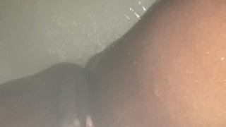 Playing w/ Pussy in Steaming Shower