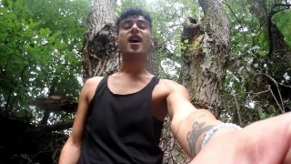 Fuck with me public POV Top - jerk , kiss , fuck with camera - cum on camera lens and lick it off