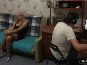 Preview 1 of RUSSIAN CUCKOLD.I WAS FUCKED BY HIS FRIEND WHILE HE WAS PLAYING COMPUTER GAMES