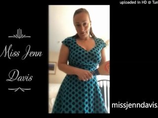 miss jenn davis, solo female, soundly spanked, domestic disicpline