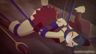 Cat Fight Furry Animation