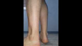 Male Feet And Legs Are On Display