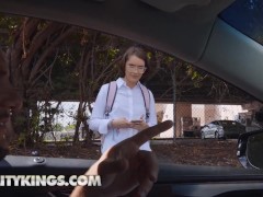 Video Reality Kings - Naughty Schoolgirl Natalie Porkman Gets So Horny With That Huge Cock