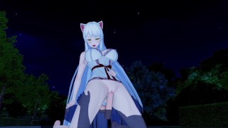 Monogatari Black Hanekawa 3D HENTAI