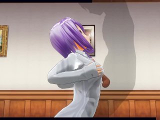 3D HENTAI cute teen cute girl breastfeeding cock