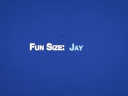 Preview 1 of FunSizeBoys - Hot giant jock breeds tiny twink stud's little hole bareback