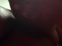 Slapping the fuck out of my natural ebony pierced tits ! Full clip on OF!