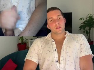 Double Cam Edging andDirty Talk French_and English (big Cumshot)