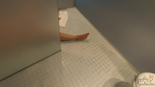 Naughtysoulmates Spotted Masturbating In The Shower