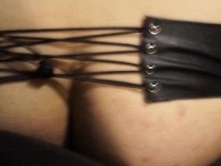 Margo-Apollo: When he puts on these_leather shorts I want to fuck his_ass harder and harderStrapon